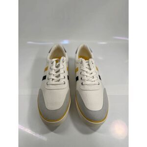 Club Room Men's Stripe Lace-Up Sneakers - Yellow 11.5M